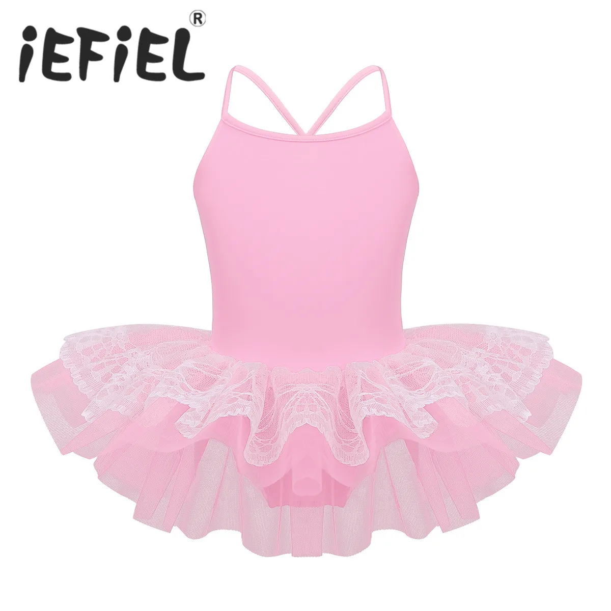 Sleeveless Kids Girls Child Ballet Dancer Leotard Tutu Dress Princess
