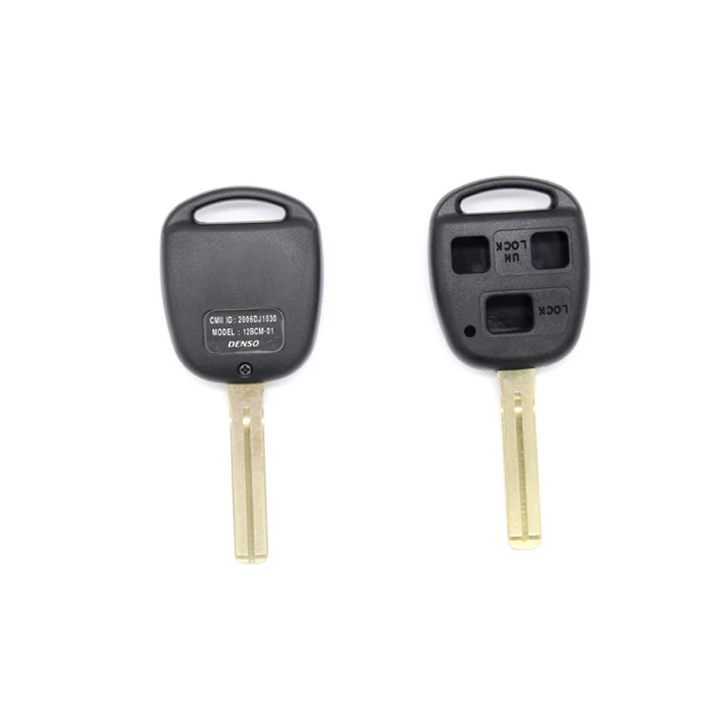 

Dewtreetali Hot Sale 3 Buttons Remote Fob Case Replacement Car Key Shell Fob For Lexus RX300 ES300