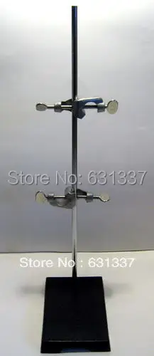 

New 5 X 8 CAST IRON Laboratory Support Stand Kit + 2 Clamp Holders