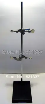 

New 5 X 8 CAST IRON Laboratory Support Stand Kit + 2 Clamp Holders