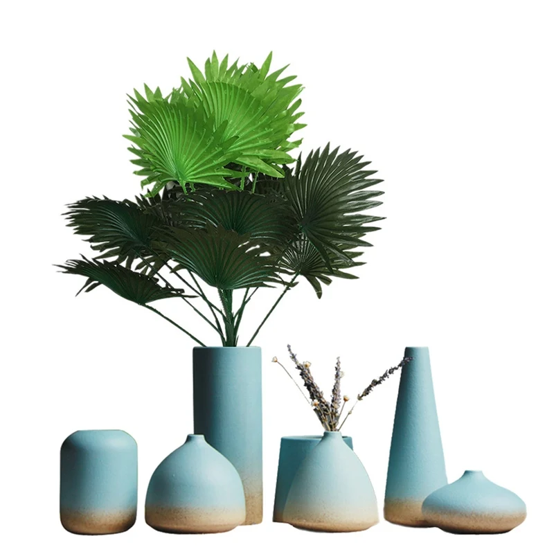 Искусственные листья декоративные растения поддельные с пальмовым листом зелени для Цветочная композиция аксессуар часть
