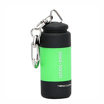 

LEDGLE 0.3W Key Chain Flashlight Mini Torch Lights Rechargeable USB Flashlight with Ultra-long Illumination Distance White Light