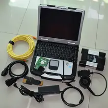 for bmw icom next with software laptop CF-30 RAM 4g hdd 500gb expert mode full set diagnositc programming tool 3in1 best price