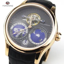 2016 Forsining Earth Real Tourbillion Multi dimensional Designer Mens Watches Top Brand Luxury Japanese Movement Montre
