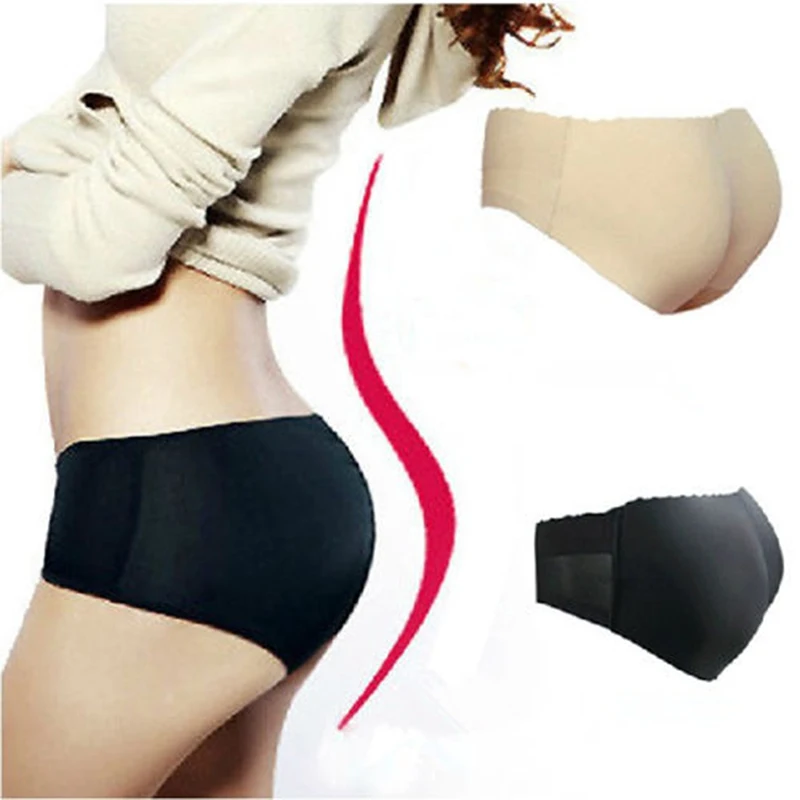 Black Push Up Women Bum Booster Briefs Buttock Underwear Lace Butt Enhancer Sexy Hip Lift Panties