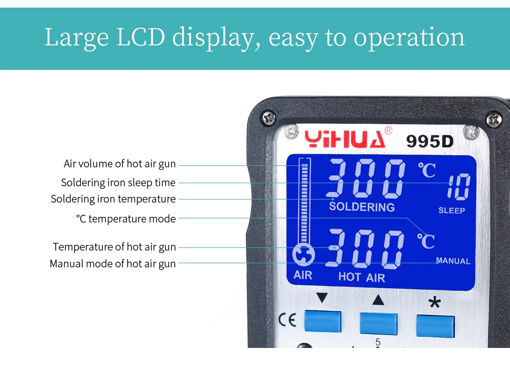 YIHUA 995D Soldering Station 7