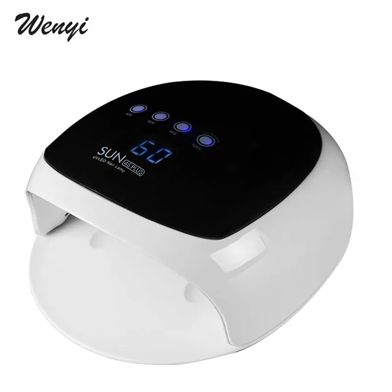 

SUN 48W UV LED Nail lamp 24 LEDs Nail dryer for All Gels with 30s/60s/90s/120s button Perfect Thumb Solution
