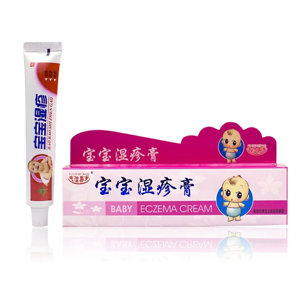Безопасная детская мазь Eczema забота о здоровье Китайский травяной дерматит зудящая кожа лечение медицинский пластырь с узорами Крем для лечения