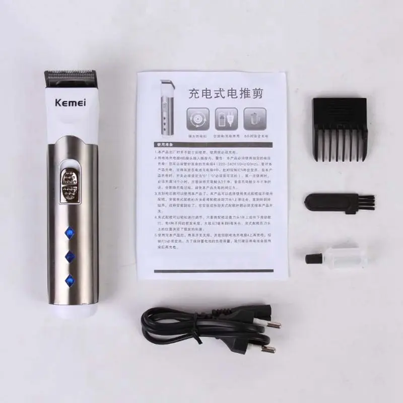 Kemei KM 3008B новый дизайн перезаряжаемая машинка для стрижки волос триммер высокое