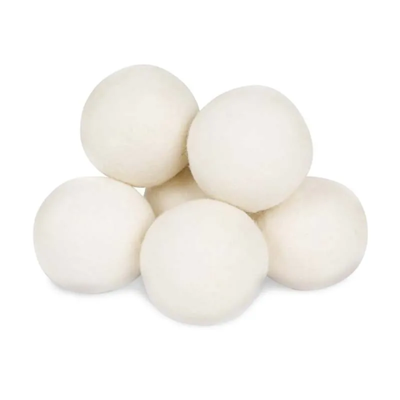 

Wool Dryer Balls by 6-Pack, XL Premium Reusable Natural Fabric Softener