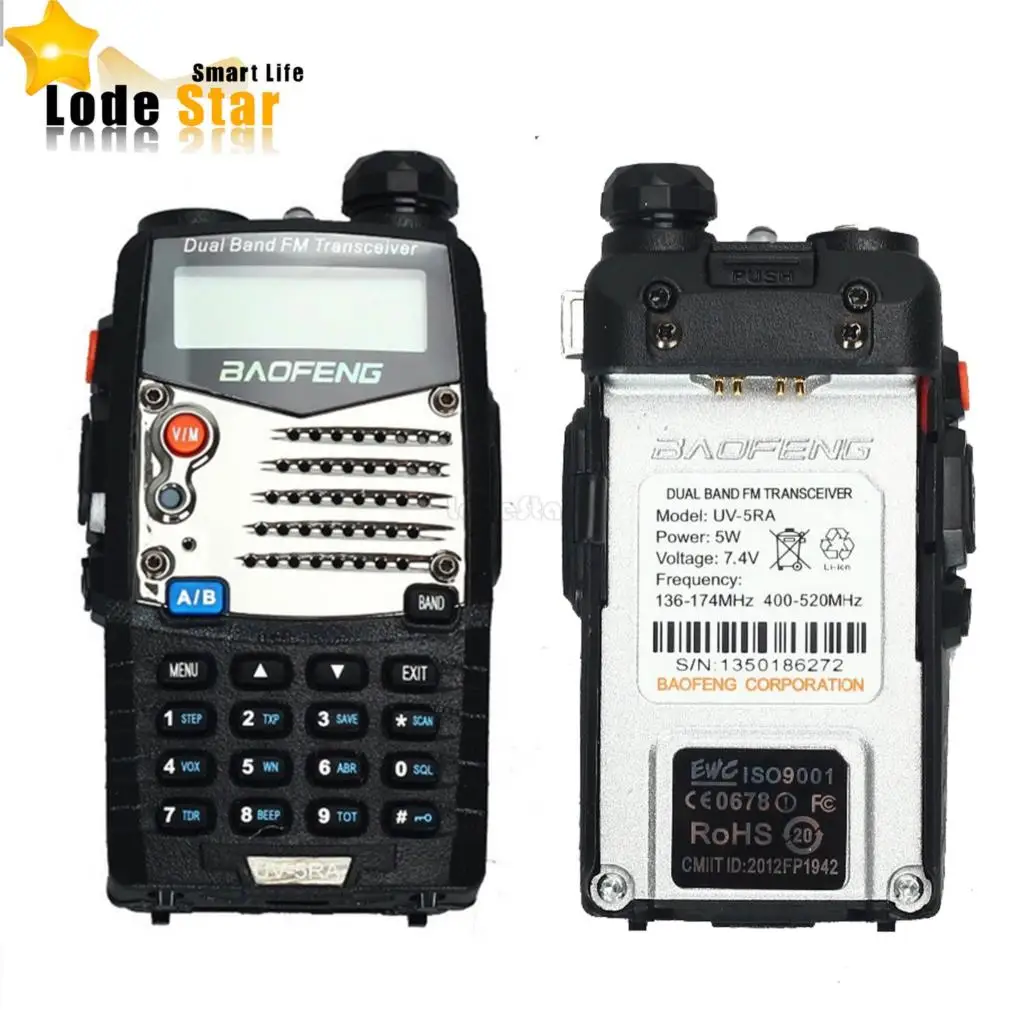 Портативная рация Baofeng оригинальная радиостанция UV 5RA VHF UHF Двухдиапазонная