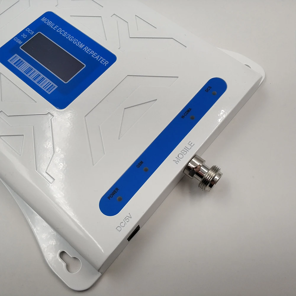 2G 3G 4G Tri Band Repeater Cellular Mobile Signal Amplifier GSM 900+DCS/LTE 1800+UMTS/WCDMA 2100 MHz Cell Phone Signal Booster