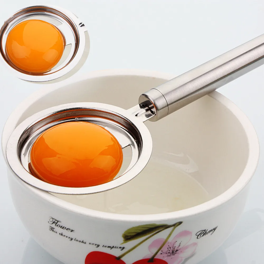 Egg Yolk Divider Stainless Steel Egg Dividers Vitellus Yolk Separator