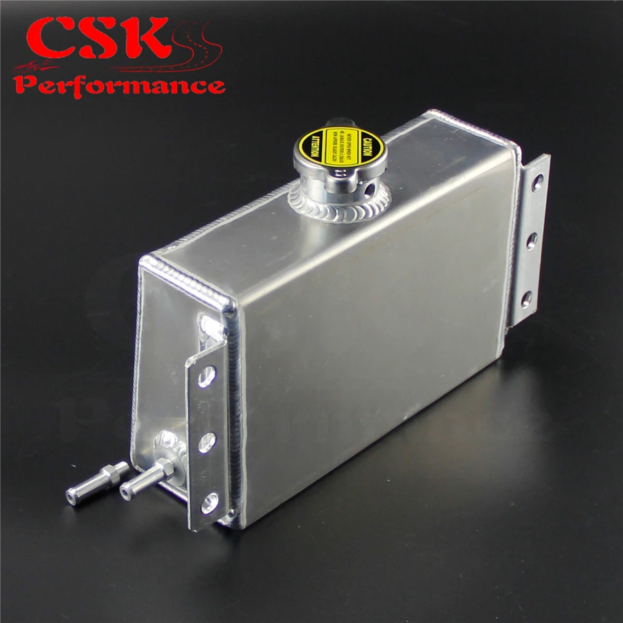 Aluminum Universal Coolant Expansion Fill Tank For Honda Civic,240SX