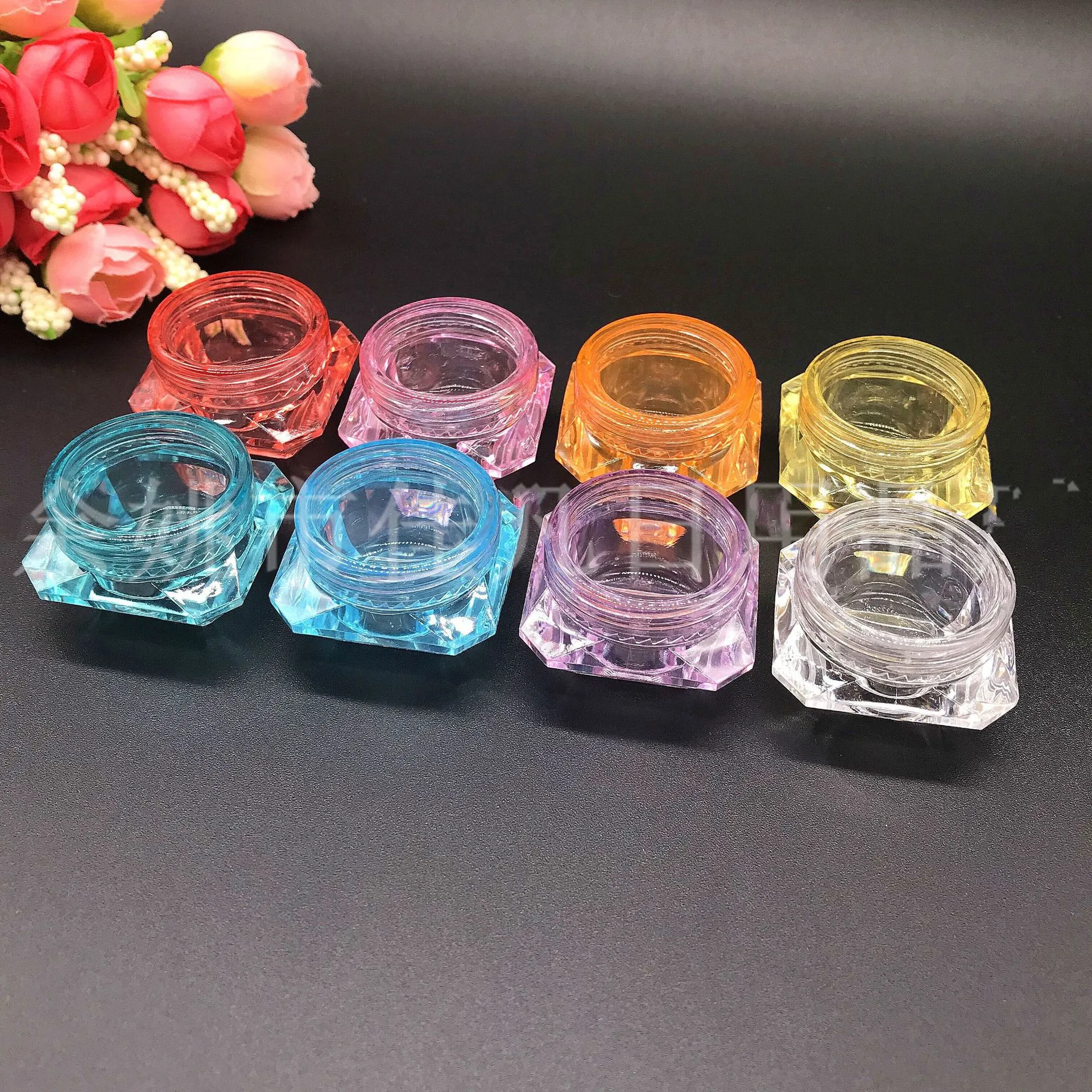 

5g Empty Sample Vials Jar Pot Container Fit Makeup Cosmetic Face Cream Lips Balms Pigment Nail Cosmetic Organizer