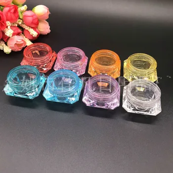 

5g Empty Sample Vials Jar Pot Container Fit Makeup Cosmetic Face Cream Lips Balms Pigment Nail Cosmetic Organizer
