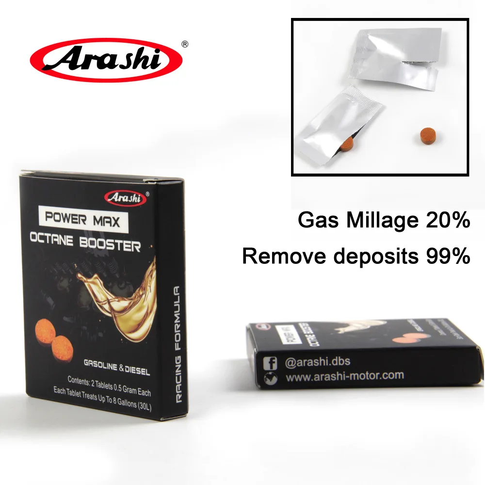 

Arashi Motorcycle Gas Fuel Cleaner Improver Energy Saver Additive Power Max Tablets For KAWASAKI Z800 Z 800 Z1000 2013-2015