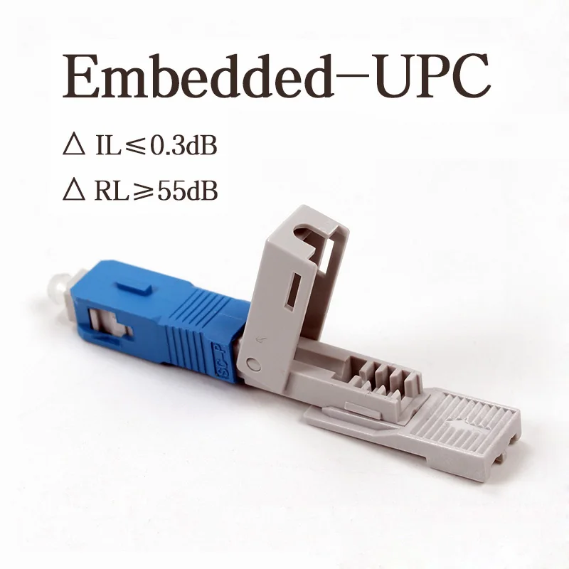 200 шт. Встроенный-SC UPC волоконно-оптический Быстрый Соединитель FTTH одномодовый