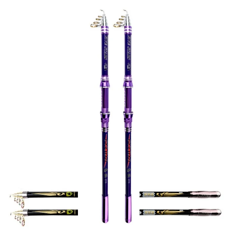 Strong telescopic fishing rod for river fishing super strong sea