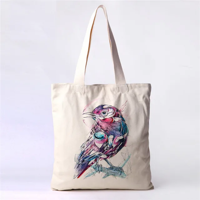 Free Shipping Ping Tote Bag Diy Hand Drawing Design Canvas Free Shipping Ping Tote Bag Diy Hand Drawing Design Canvas Cotton Handle Shoulder