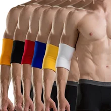 4PSC чистый цвет впитывает бюстгальтер-полотенце грелки подходят плотно дышащие эластичные трикотажные ткани анти-столкновения суставы Налокотники