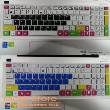

15 inch laptop keyboard Silicone Protective Keyboard Cover for Asus K53S K53E K53SD A53 A53S A53SD K53SD K53SM K53TK K53TA X552M