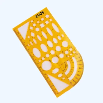 

Multifunction Plastic Ruler Office Transparent Simple Drawing Tool Template Ruler Gift Stationery