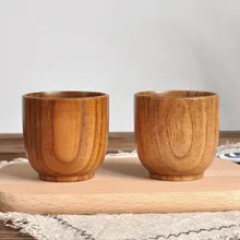 Новые натуральные деревянные чашки Деревянные Кофе Чай пиво, сок кружка для молока ручной работы кухонные аксессуары деревянная чашка#3