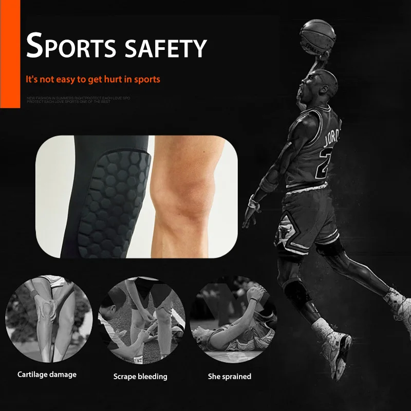 Yel-Hot-1-pc-Honeycomb-Sports-Safety-Tapes-volleyball-Basketball-Kneepad-Compression-Socks-Knee-Wraps-Brace