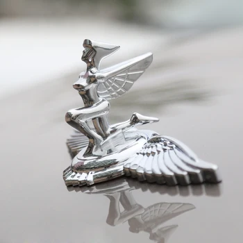 

Car Stickers and Decals Godess Wing Front Bonnet Emblem Car Styling Stand Hood Badge Decal Sticker Universal Fit Gold/Silver