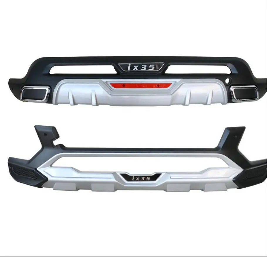 

For Hyundai ix35 2018 BUMPER GUARD Car BUMPER Plate High Quality ABS Front+Rear Auto Accessories