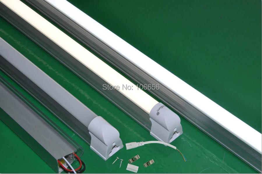 High quality 4 foot integrated T8 T5 led tube light 1200mm 18W 20W warm