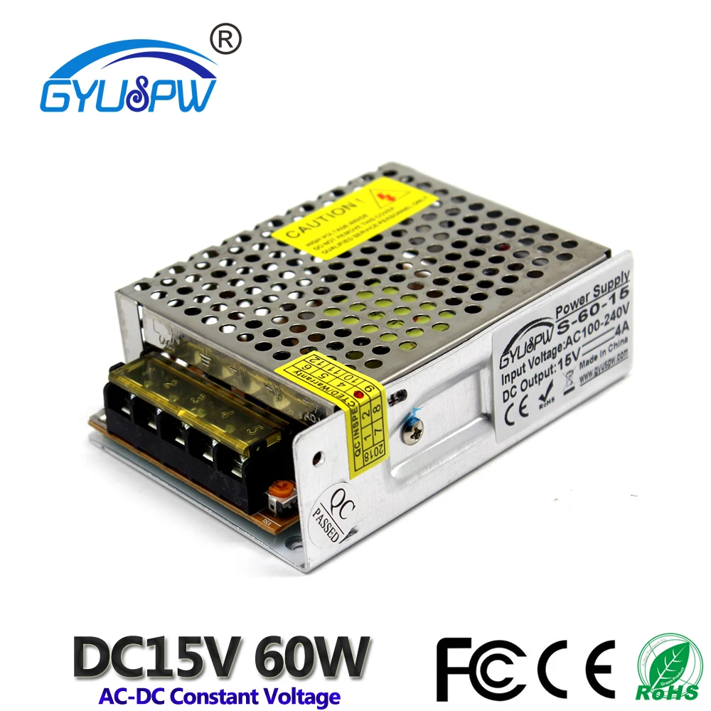 15V60W