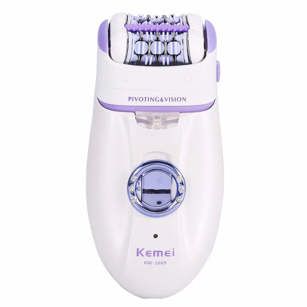 

Women Electric Epilator Rechargeable Body Hair Remover Portable Depilatory Shaver Female Depilation Machine Bikini Trimmer