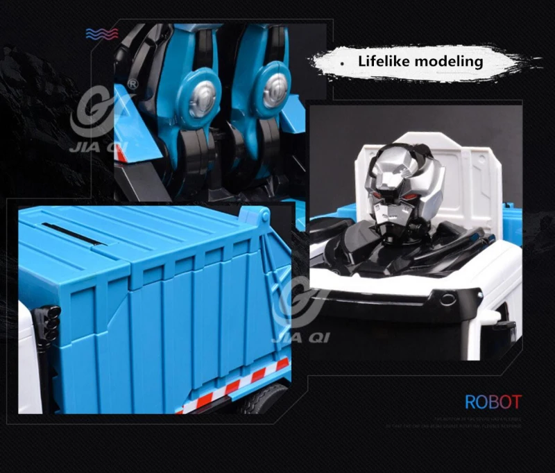 2,4 г речи Управления Робот Трансформер игрушечный автомобиль танцы голосового управления грузовик с подсветкой один ключ деформации