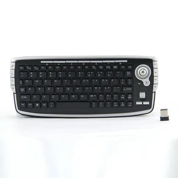 

VOBERRY Mini Wireless Keyboard G13 2.4G USB Wireless Mini Keyboard With Built-in Track Ball Mouse For PC Wireless Keyboard PC