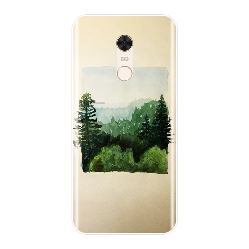 Задняя крышка Forest для Pocophone F1 Xiaomi Redmi S2 6A 5 Plus 4A мягкий силиконовый чехол телефона