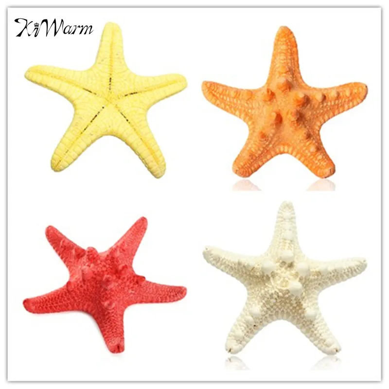 

KiWarm Mediterranean Style Aquarium Natural Craft Shell Artificial Sea Star Fish Tank Ornaments Wedding Party Home Decoration