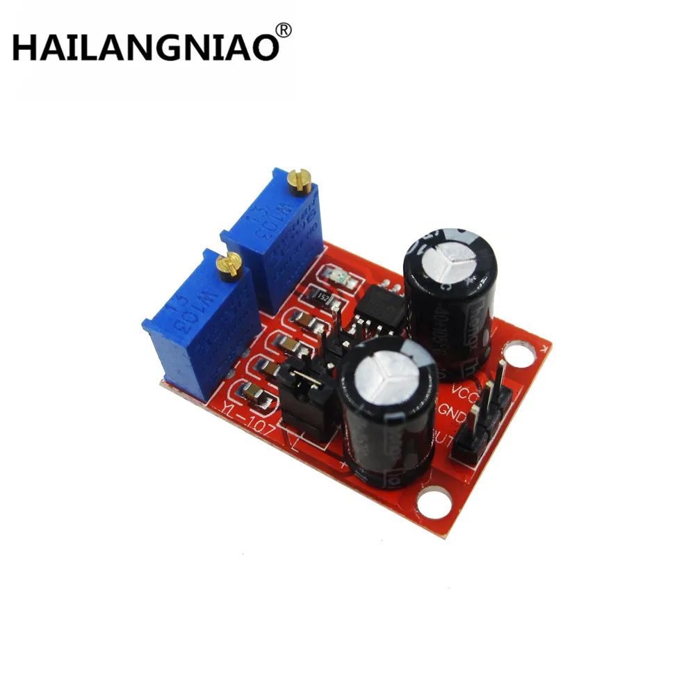 

NE555 Pulse Frequency Duty Cycle Adjustable Module Square Wave Signal Generator
