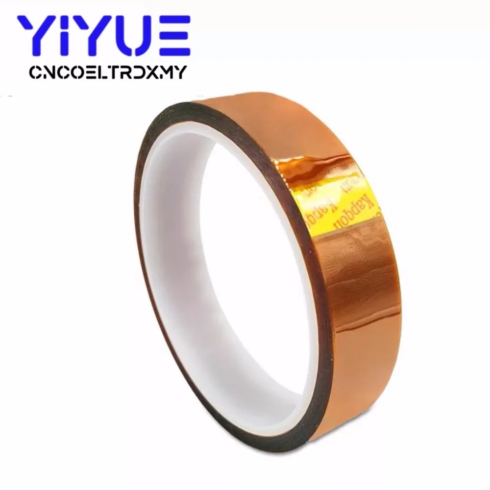 30 Meters Adhesive Tape Polyimide Thermal Protection Insulation Heat Resistant Anti Static High Temperature Film Tape (3)
