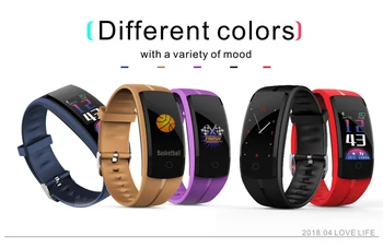 

QS100 Smart Watch IP67 Waterproof Blood Pressure Smart Bracelets Heart Rate Monitor Band Fitness Tracker PK QS90 bracelet