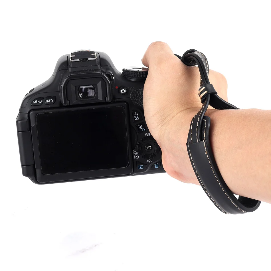 Камера ремень из искусственной кожи Камера ремешок на запястье для Olympus EM5 EM10 T-G850 SZ-15 T-G860 E-330 EVOLT E-410 E-510 ремешок для зеркального фотоаппарата