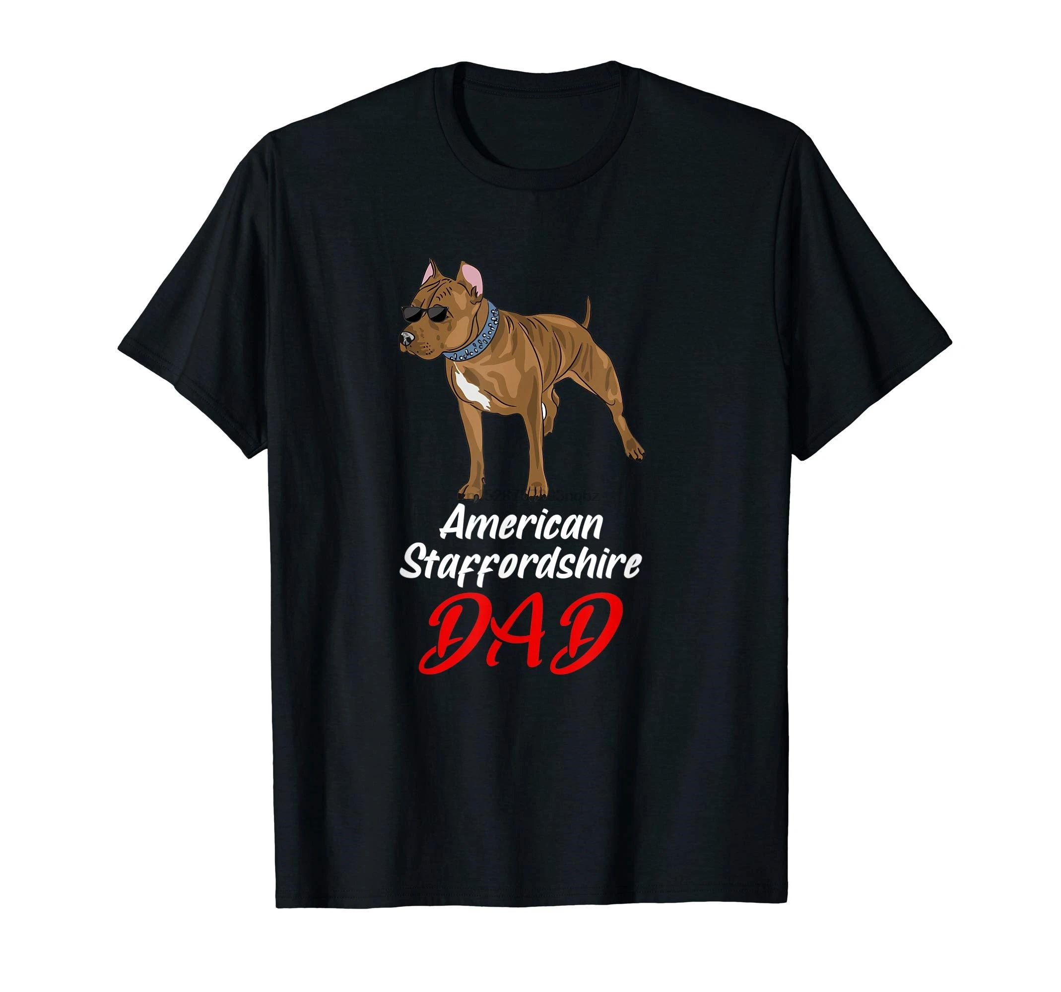 

American Staffordshire Terrier Dad Shirt Fathers Day Dog