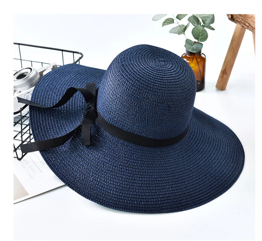 LaMaxPa Новая мода, складная шляпа от солнца небольшими полями пляжные Шапки для Для женщин соломенная шляпа Femme элегантный вводной Vrouw стро Hoed