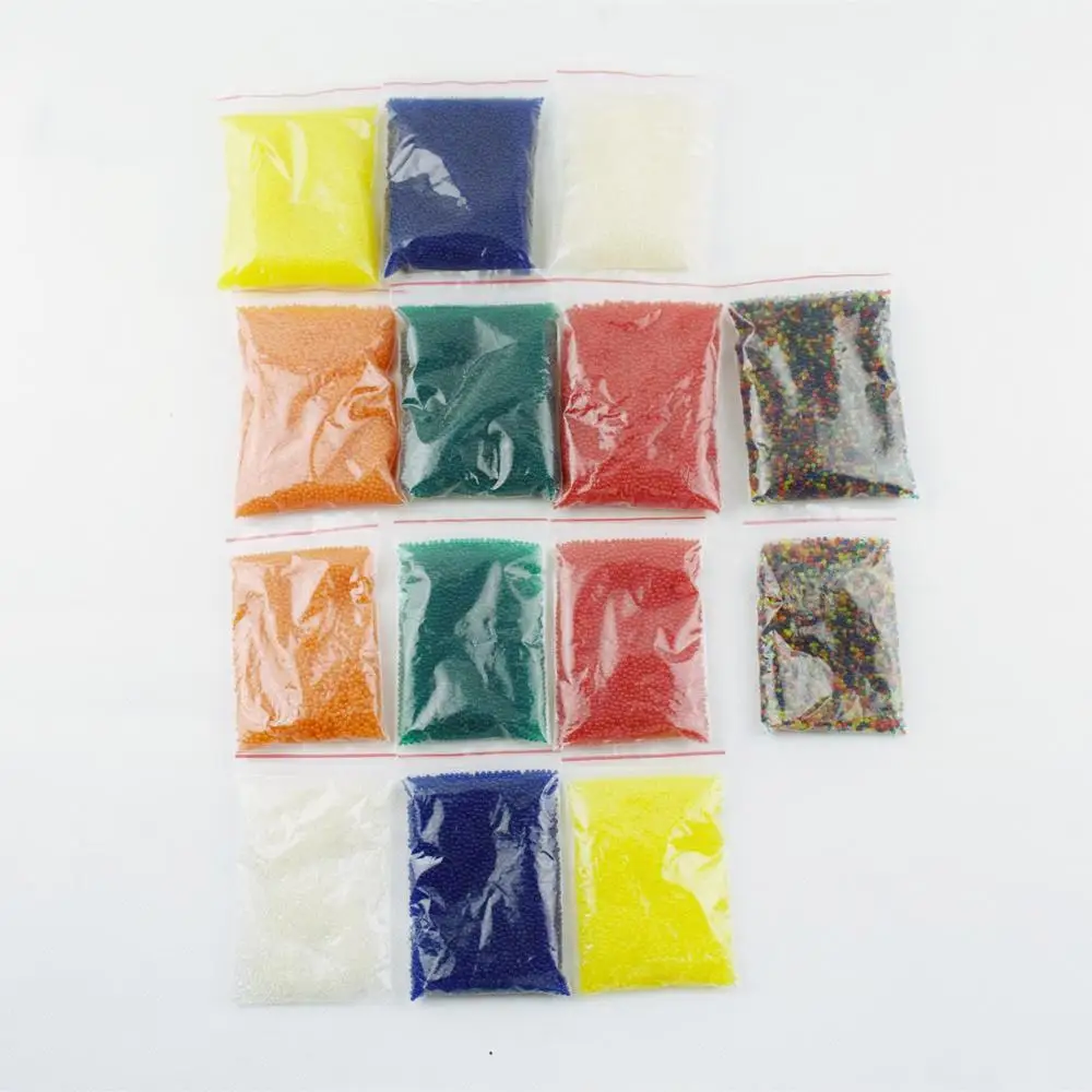 

5000 10000 PCS seven colors Orbeez soft crystal water gun color bullets bullets drops water guns gifts for children 7-9mm