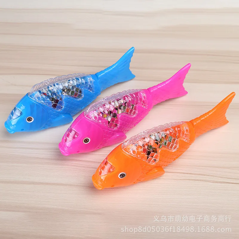 Children's Toys Creative LED Lights Projection Electric Fish Tail