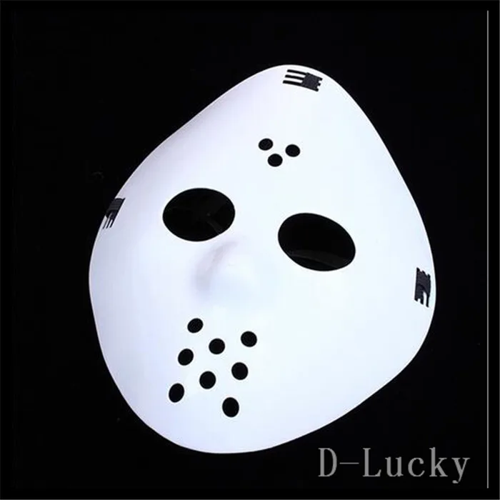 

New White Jason vs Friday The 13th Prop Horror Hockey Halloween Costume Cosplay Mask masquerade mask party boy man (adult size)