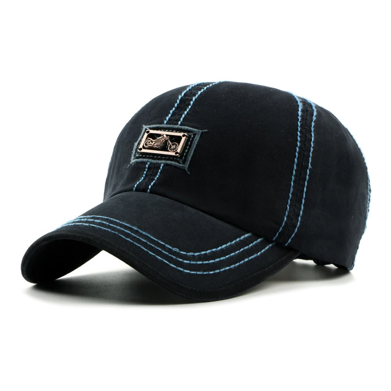 

SQTEIO Spring Baseball hat Classic Harley Motorcycle LOGO cool cap tide gorra hombre snapback