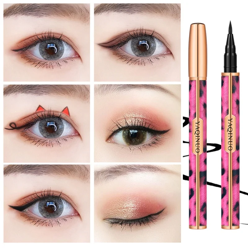 1PC Professional Eyes Makeup Leopard Eyeliner Pencil Sharpen Liquid Waterproof Black Eye Liner Maquiagem Cosmetic Tool 1PC Professional Eyes Makeup Leopard Eyeliner Pencil Sharpen Liquid Waterproof Black Eye Liner Maquiagem Cosmetic Tool