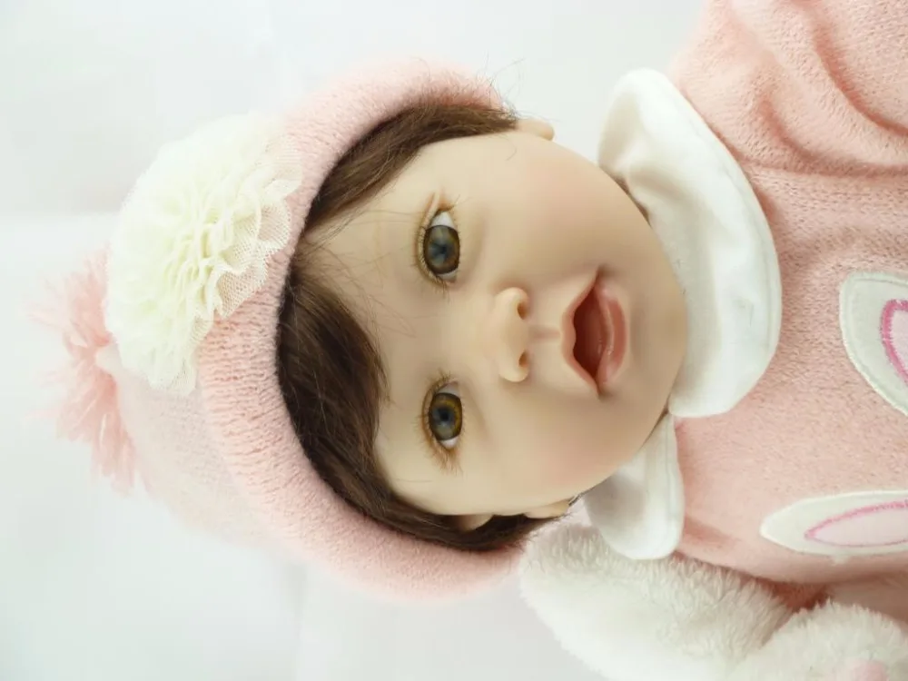 Прелестная Кукла reborn для девочек подарок 22 &quot силиконовые детские куклы ткань